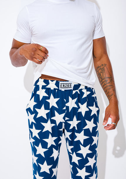 Men's - Slacker Performance Blend (Navy White Star)