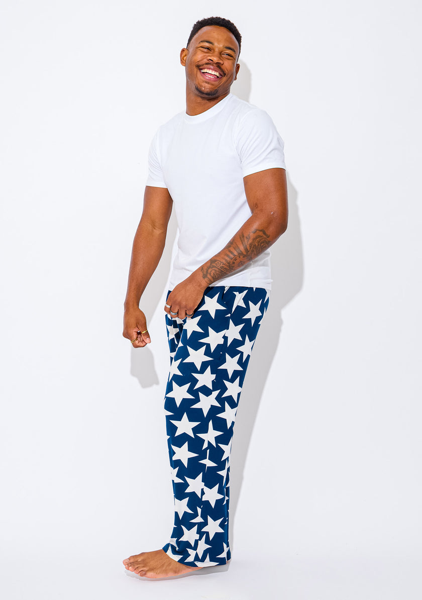 Men's - Slacker Performance Blend (Navy White Star)