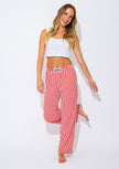 Women's - Slacker Performance Blend (Red White Stripe)