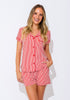 Women's - Catnapper Set (Red White Stripe)