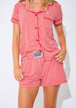 Women's - Catnapper Set (Red White Stripe)