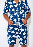 Men's - Catnapper Set (Navy White Star)