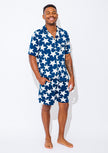 Men's - Catnapper Set (Navy White Star)