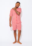 Men's - Catnapper Set (Red White Stripe)