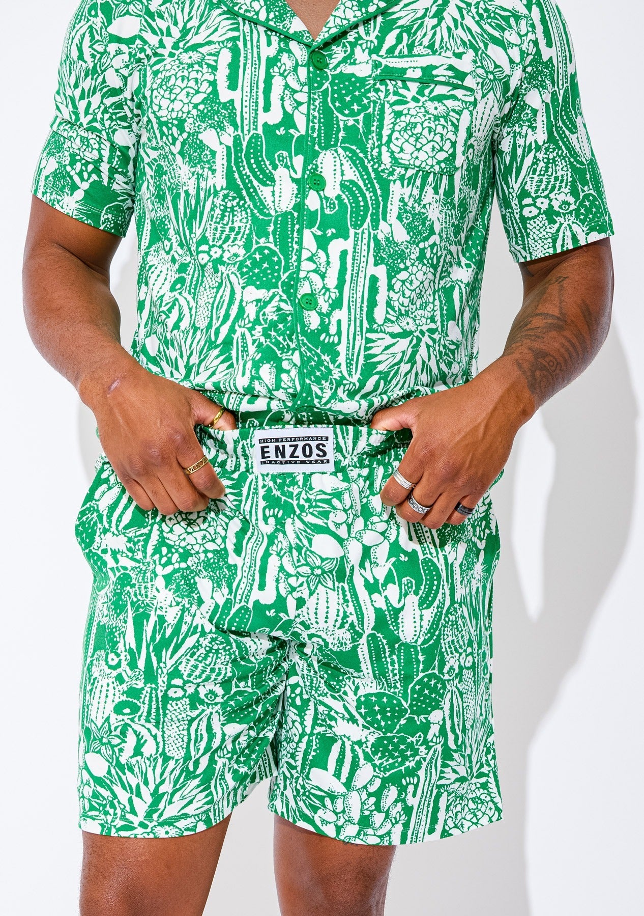 Men's - Catnapper Set (Cactus)