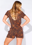 Women's - Catnapper Set (Orange Spiderweb)