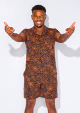 Men's - Catnapper Set (Orange Spiderweb)