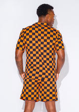 Men's - Catnapper Set (Checkmate - Orange)