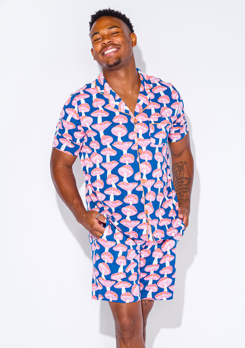Men's - Catnapper Set - Mushroom (Blue)