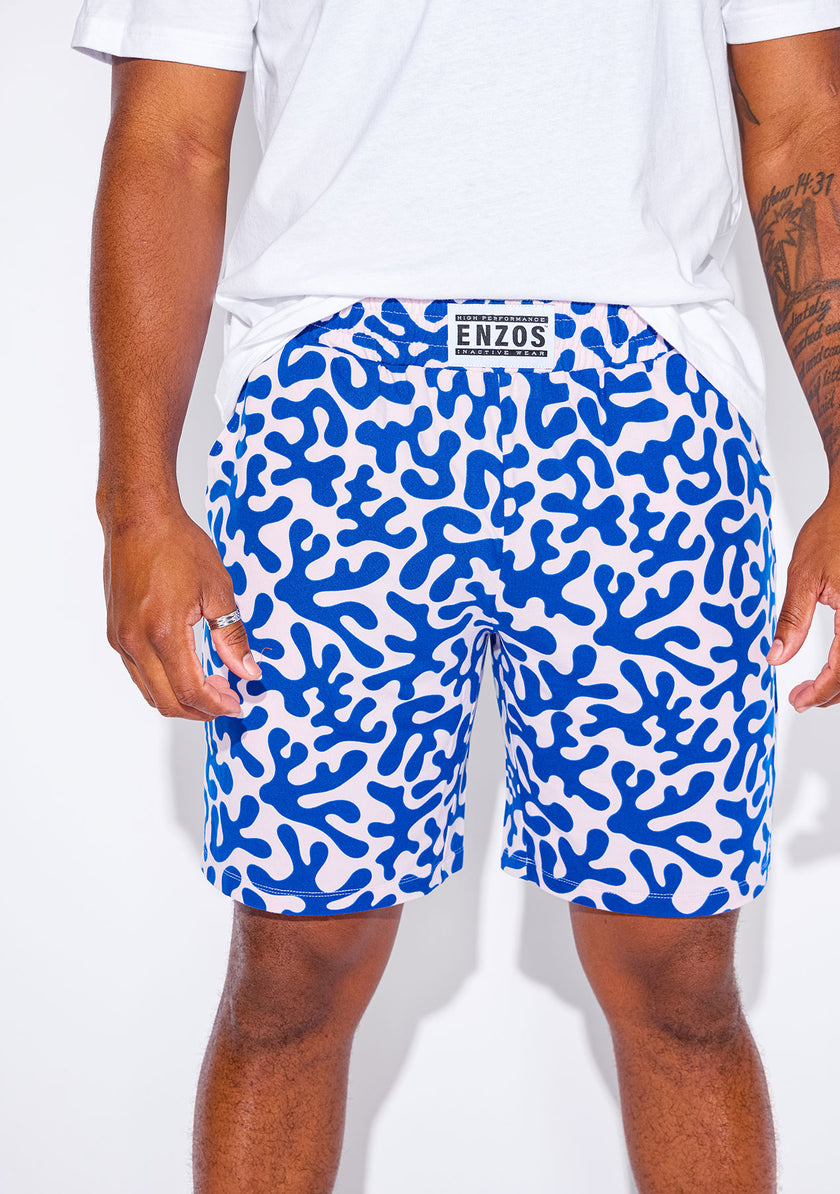 Men's - Catnapper Set - Abstract Coral (Lilac)