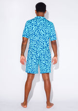 Men's - Catnapper Set - Abstract Coral (Blue)
