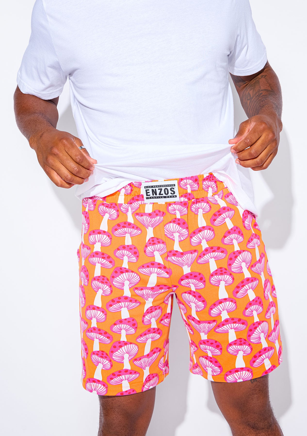 Men's - Catnapper Set - Mushroom (Pink & Orange)