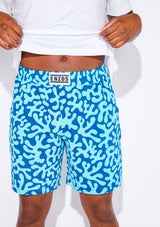Men's - Bored Short - Abstract Coral (Blue)