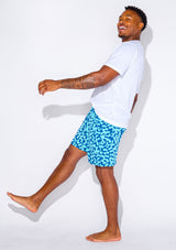 Men's - Bored Short - Abstract Coral (Blue)