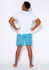 Men's - Bored Short - Abstract Coral (Blue)