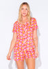 Women's - Catnapper Set - Mushroom (Pink & Orange)