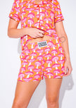 Women's - Catnapper Set - Mushroom (Pink & Orange)