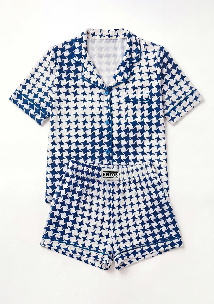 Women's - Catnapper Set (Blue Gradated Stars)