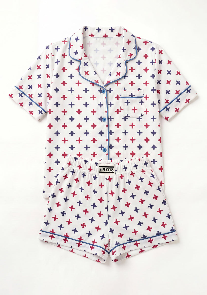 Women's - Catnapper Set (Cross Print)