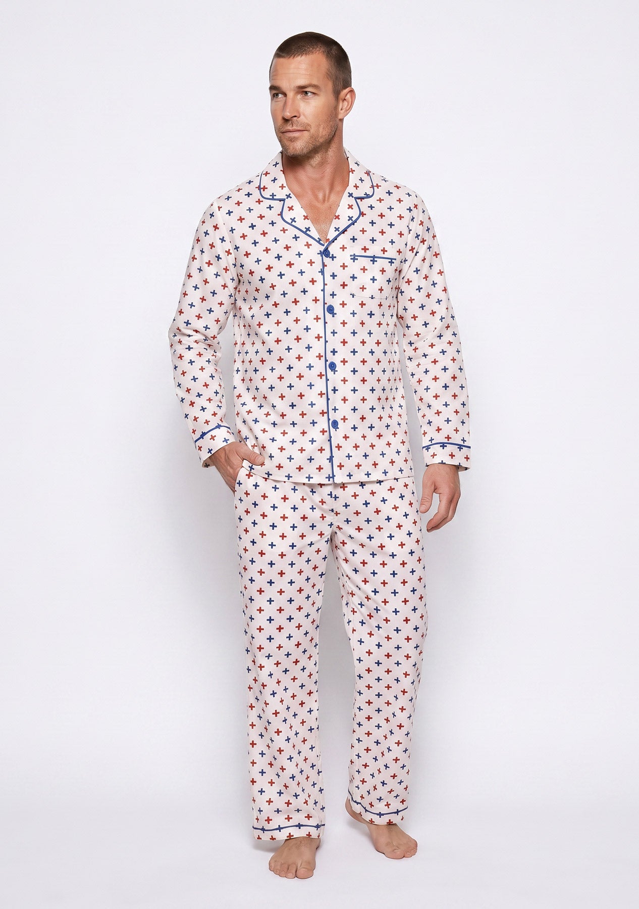 Men's - The Snoozer Set (Cross Print)