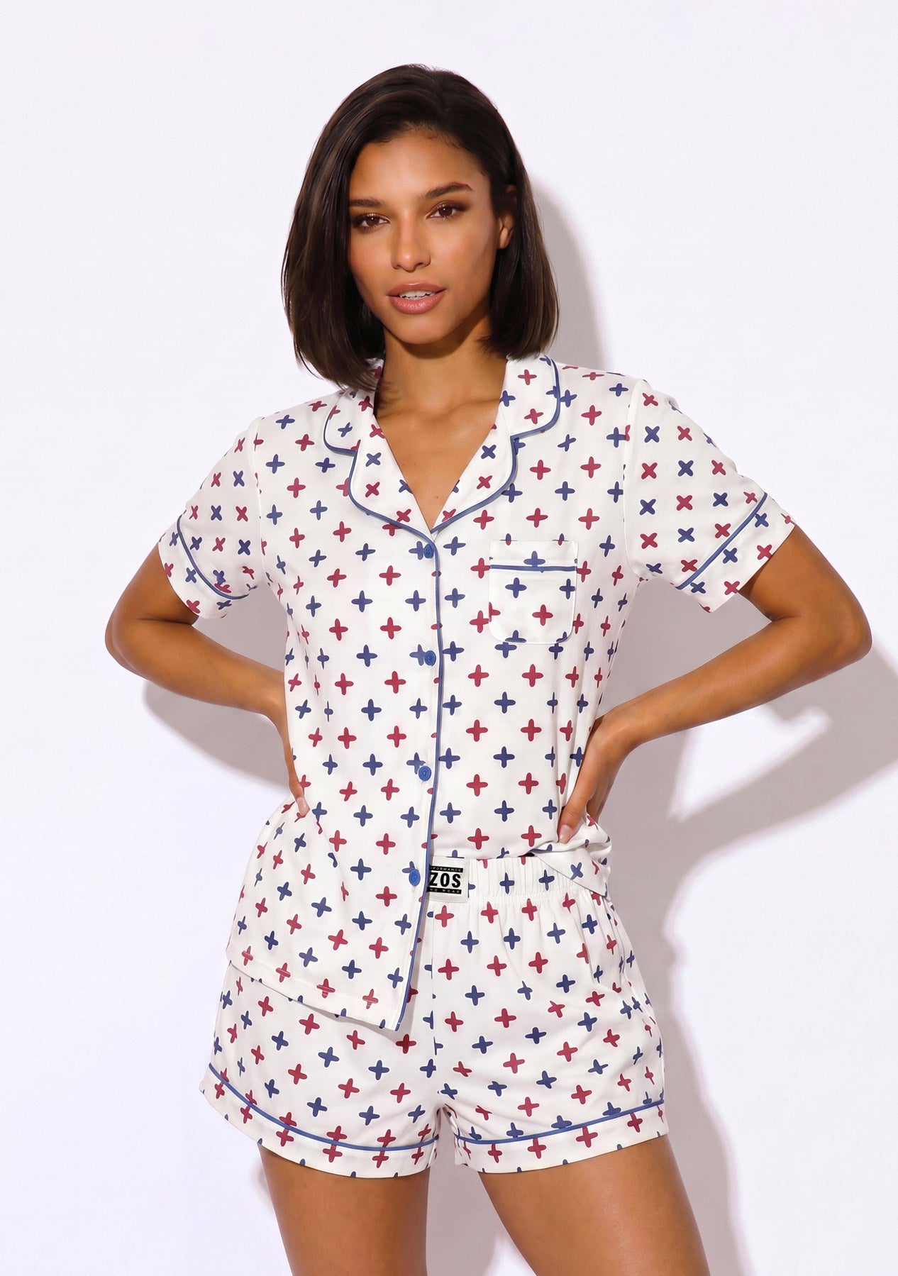 Women's - Catnapper Set (Cross Print)