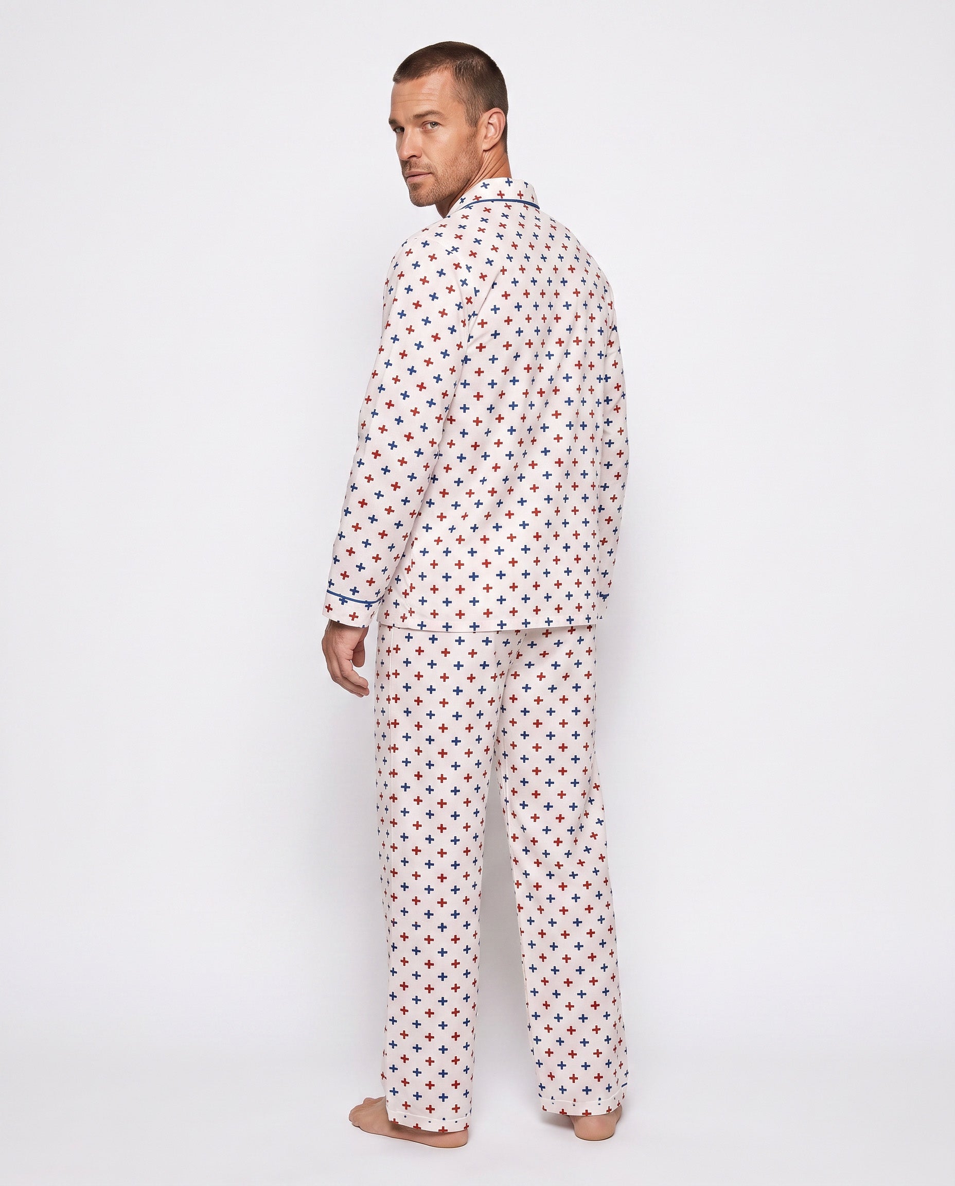 Men's - The Snoozer Set (Cross Print)