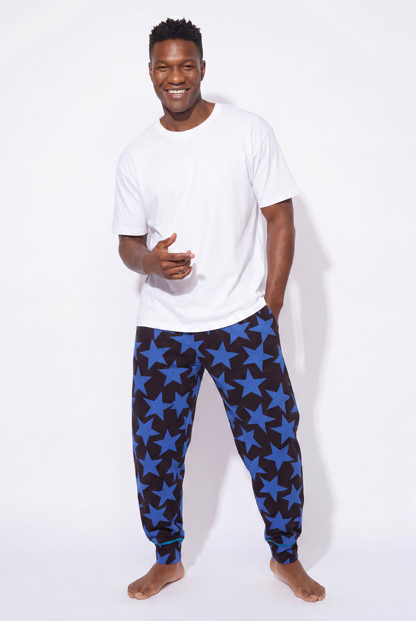 Cloud jogger performance blend (bicolor star - blue)