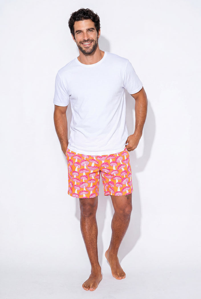 Men's - Bored Short - Mushroom (Pink & Orange)