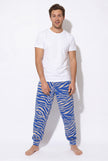 Cloud jogger performance blend (wavy zebra - blue)