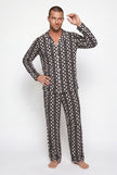 Men's - The Snoozer Set - Geometric Wave (Black & White)