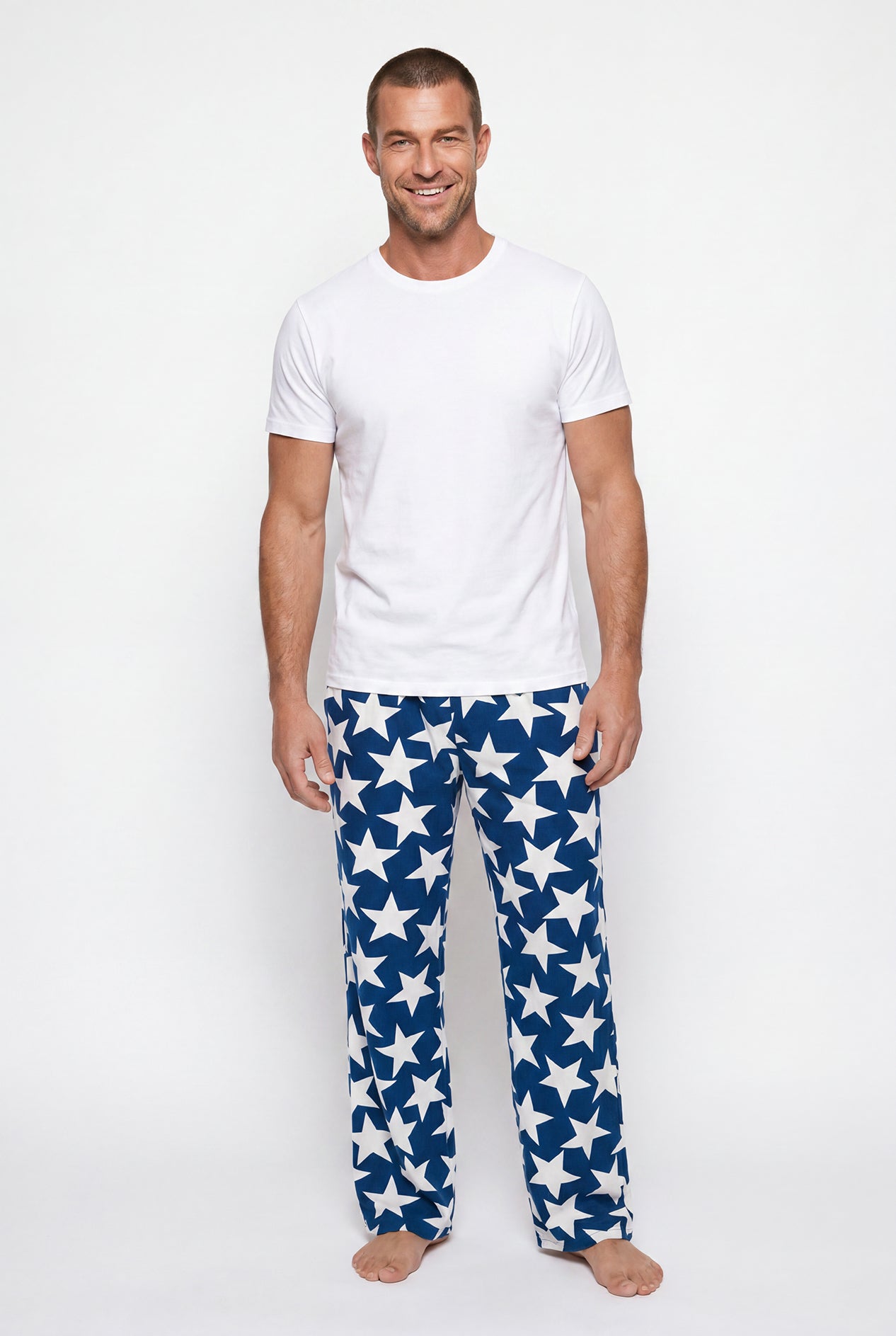 Men's - Slacker Performance Blend (Navy White Star)
