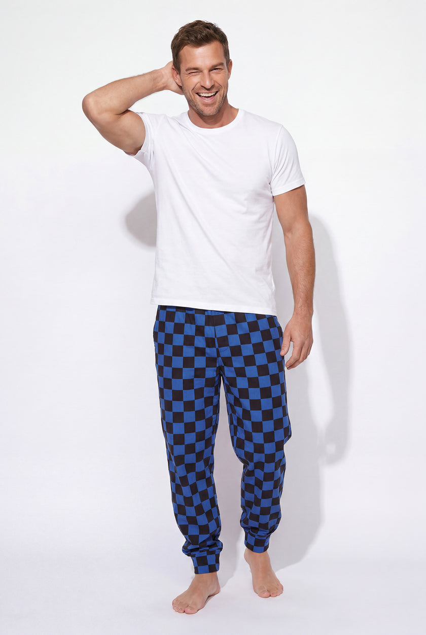 Women's - Cloud jogger performance blend (checkmate - blue)