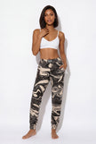 Women's - Cloud jogger performance blend (thalassa marble - black)