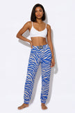 Cloud jogger performance blend (wavy zebra - blue)