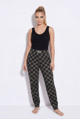 Men's - Cloud jogger performance blend (checkmate - black)