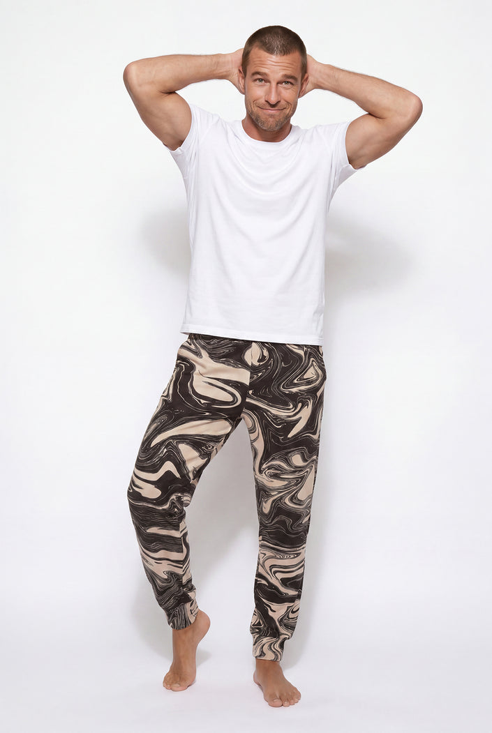 Women's - Cloud jogger performance blend (thalassa marble - black)