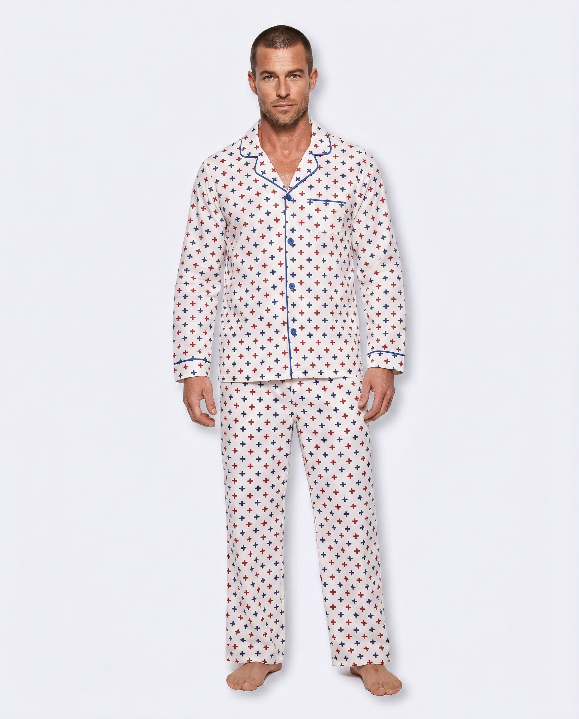 Men's - The Snoozer Set (Cross Print)
