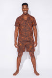 Men's - Catnapper Set (Orange Spiderweb)