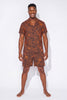 Men's - Catnapper Set (Orange Spiderweb)