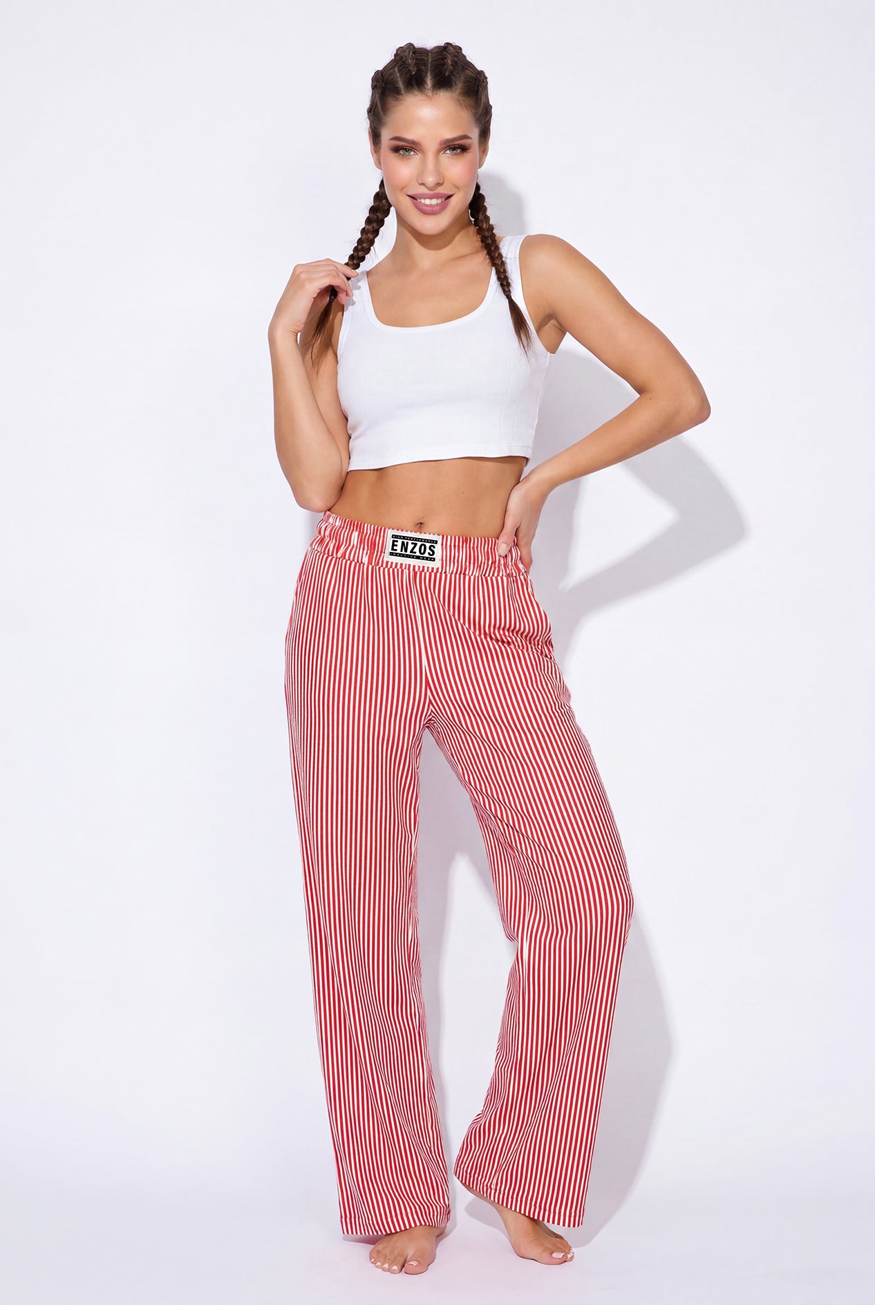 Women's - Slacker Performance Blend (Red White Stripe)