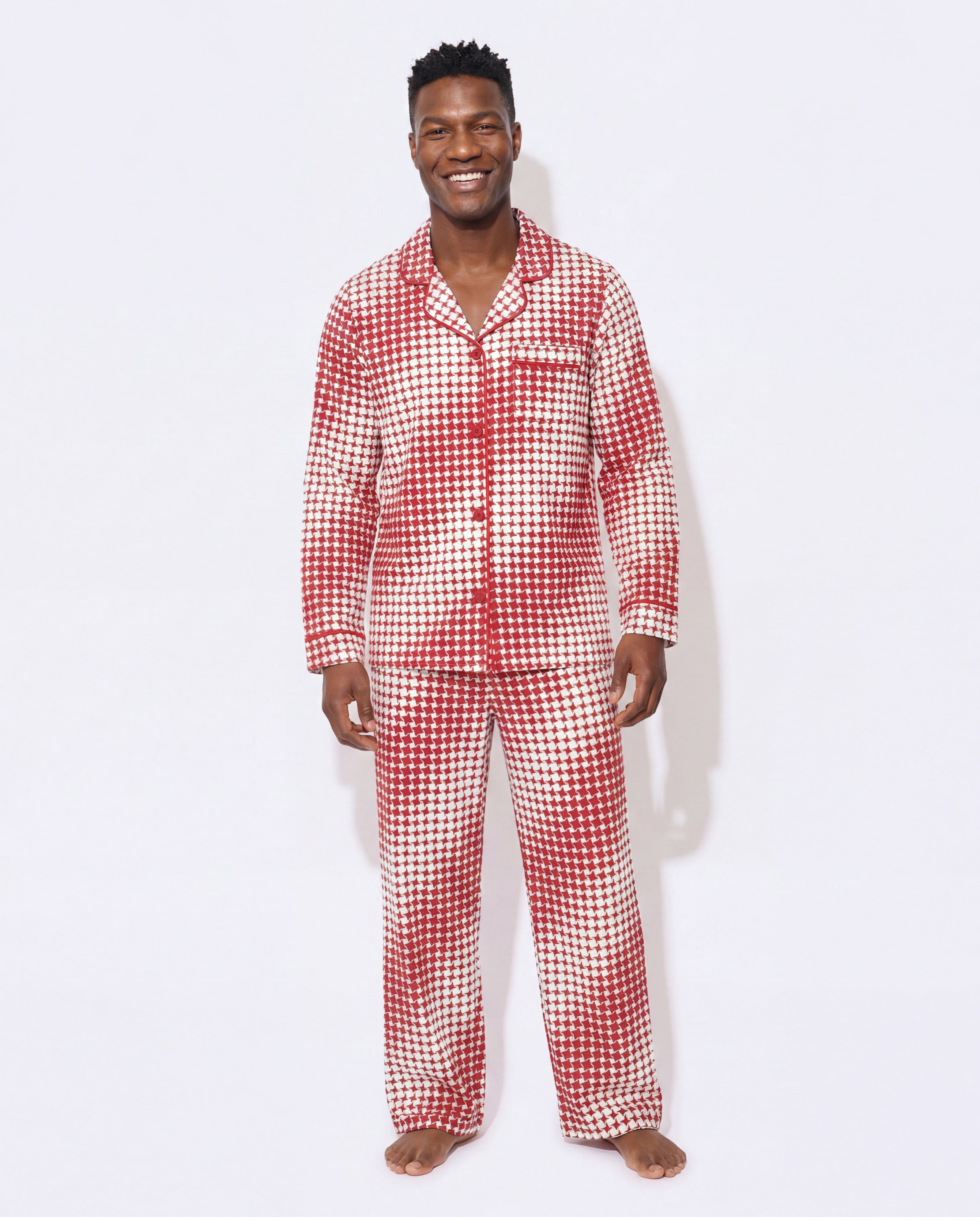Men's - The Snoozer Set (Red Gradated Stars)