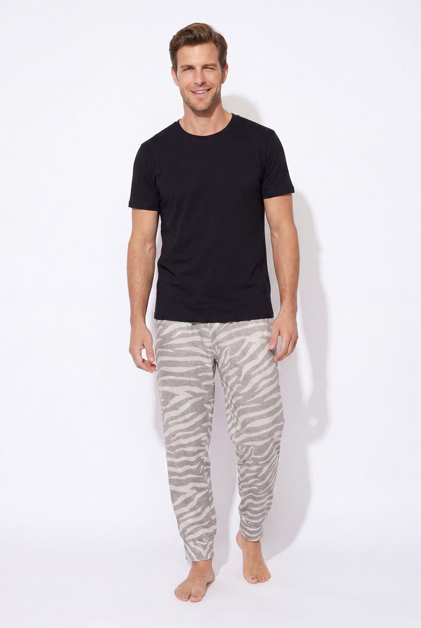 Cloud jogger performance blend (wavy zebra - gray)