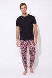 Cloud jogger performance blend (wavy zebra - pink)