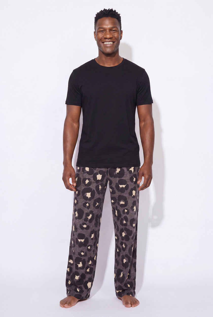 Cloud jogger performance blend (popcorn leopard - black)