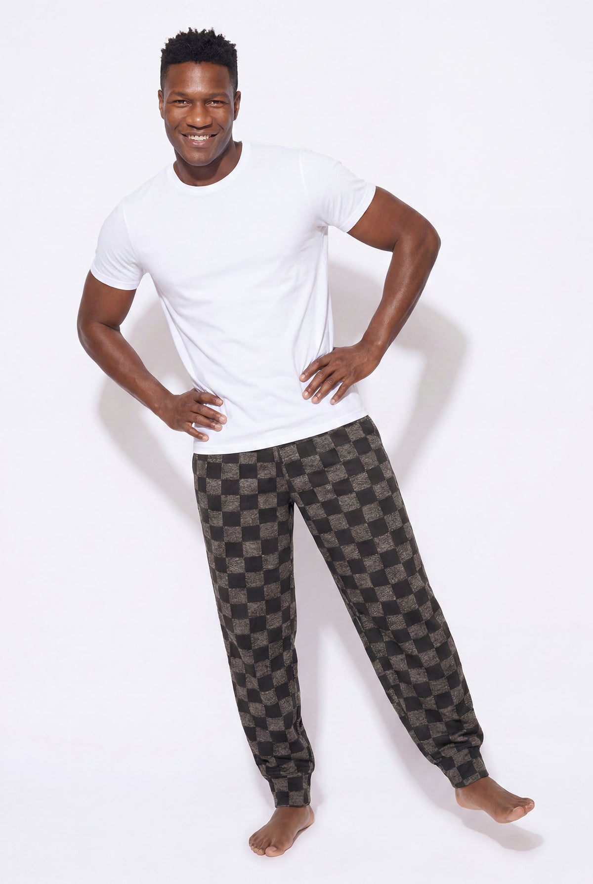 Cloud jogger performance blend (checkmate - black)