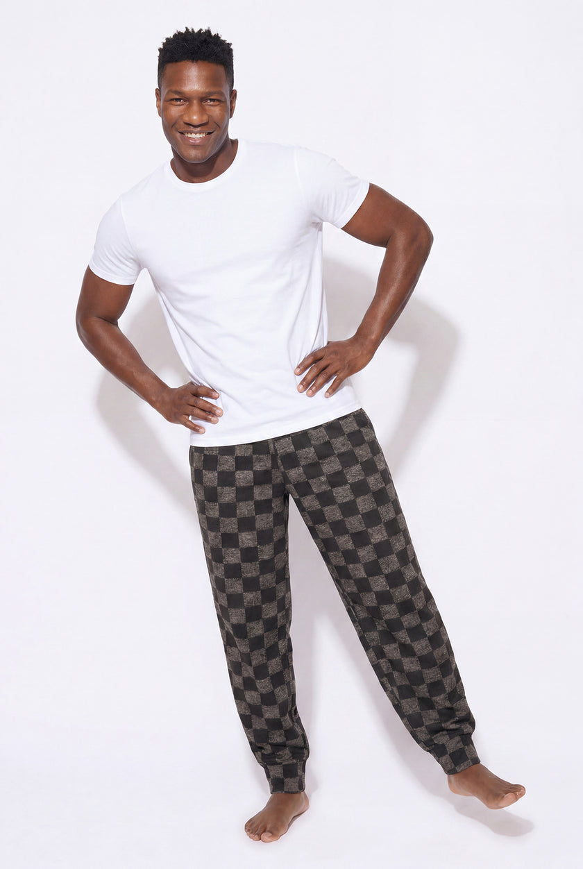 Cloud jogger performance blend (checkmate - black)