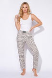Women's - Cloud jogger performance blend (wavy zebra - gray)