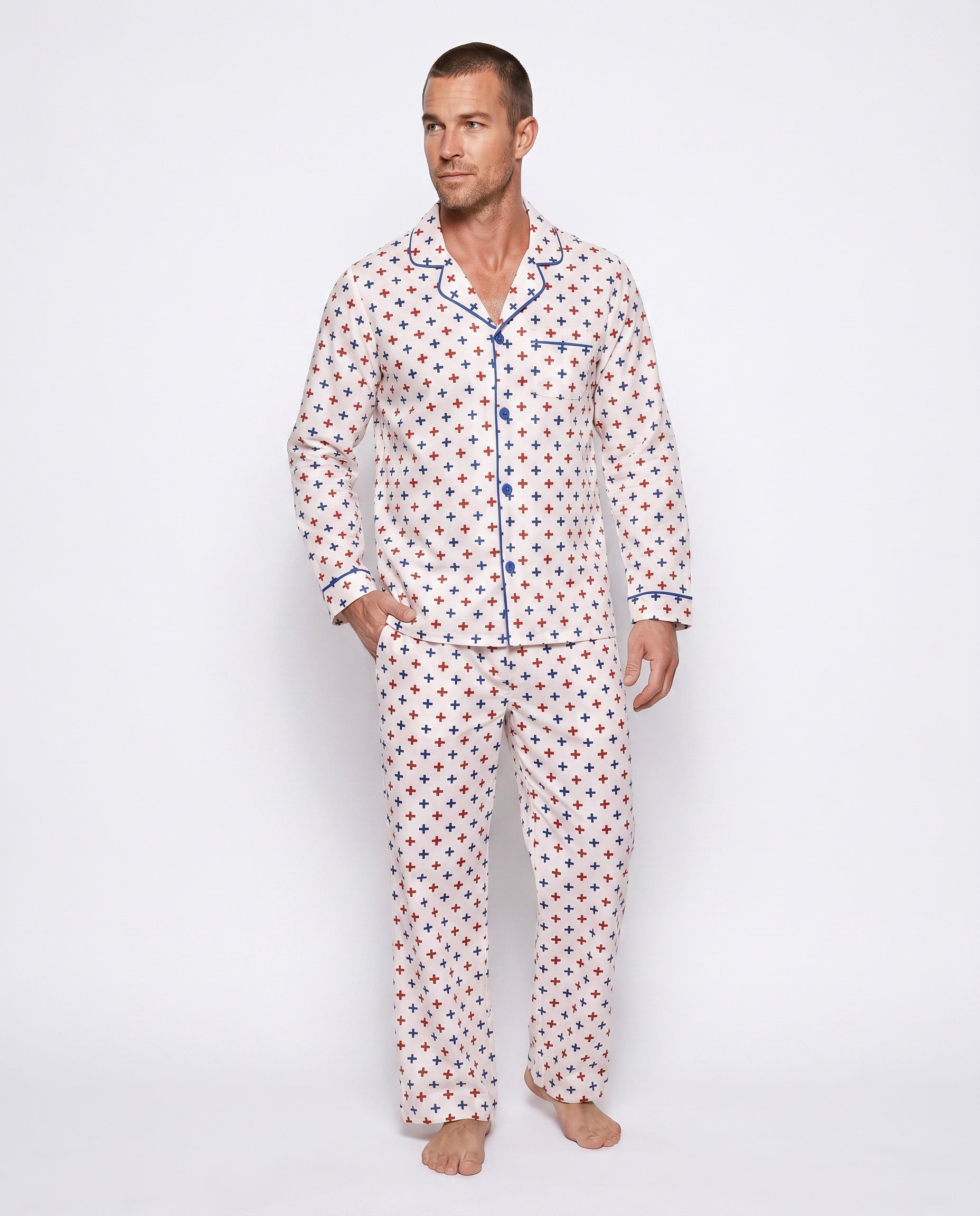 Men's - The Snoozer Set (Cross Print)