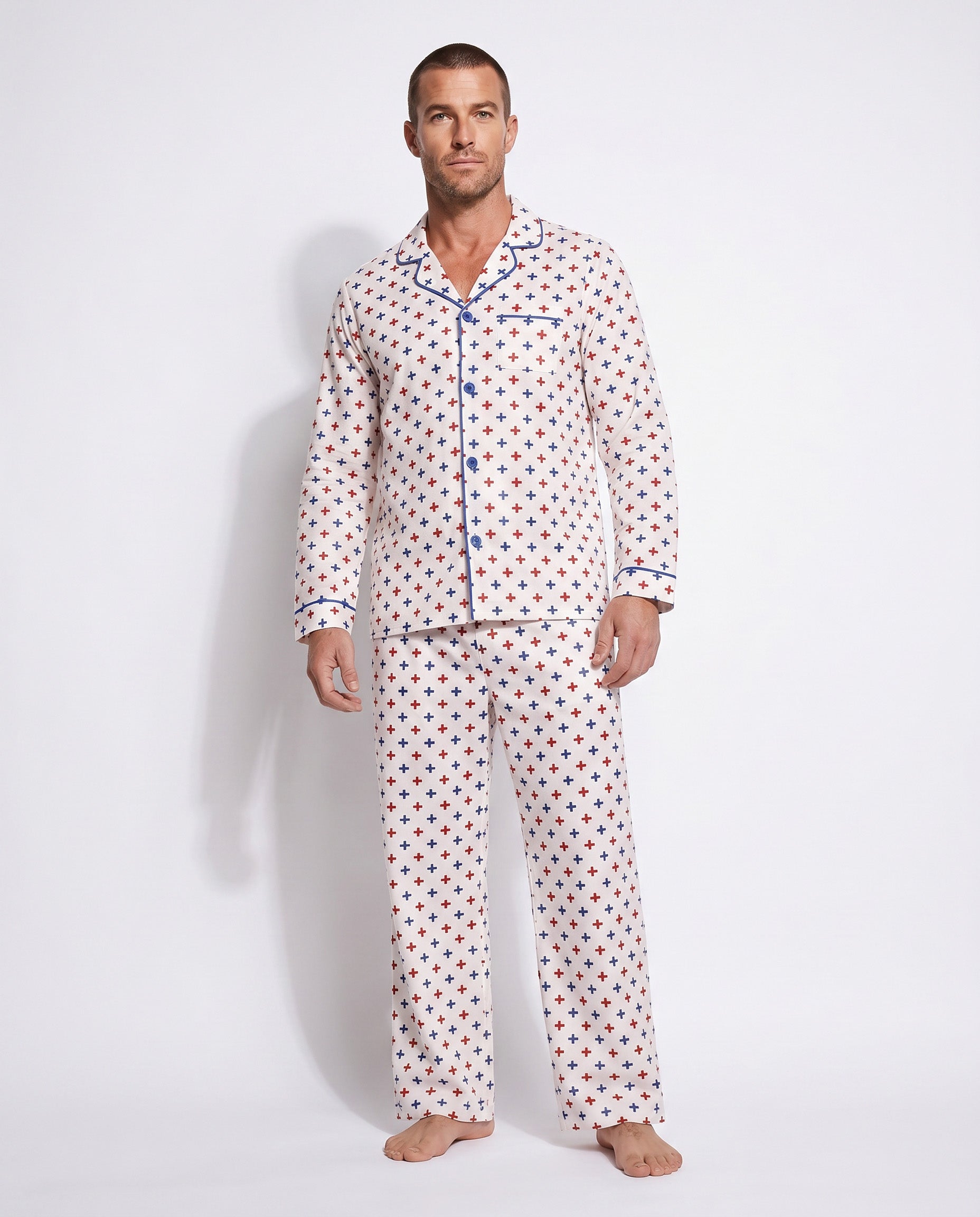 Men's - The Snoozer Set (Cross Print)