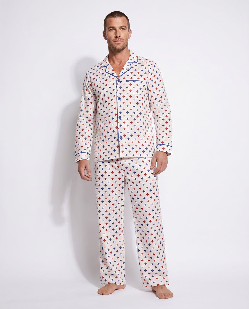 Men's - The Snoozer Set (Cross Print)